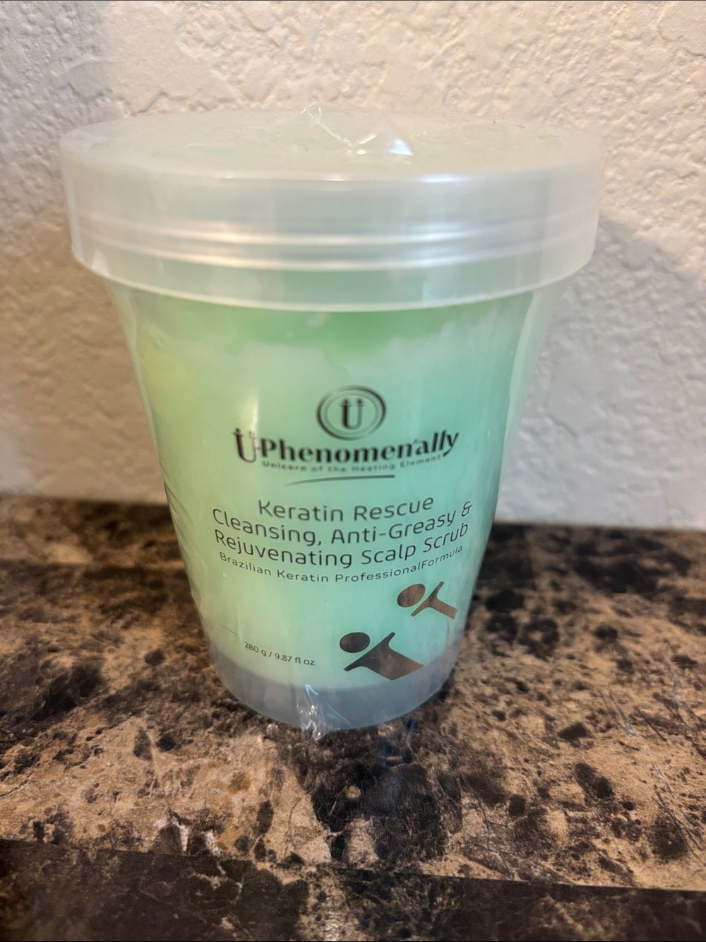Keratin Rescue Scalp Scrub - Green